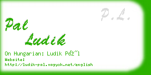 pal ludik business card